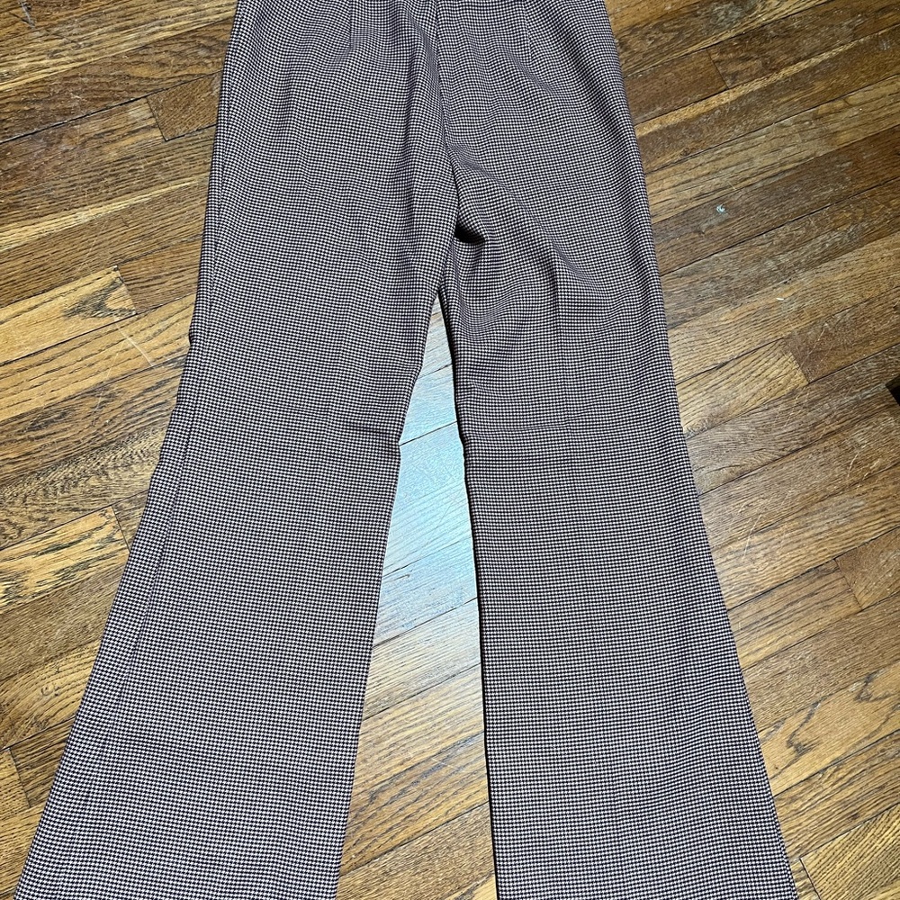 Ann Taylor Brown Houndstooth pants - Picture 5 of 7